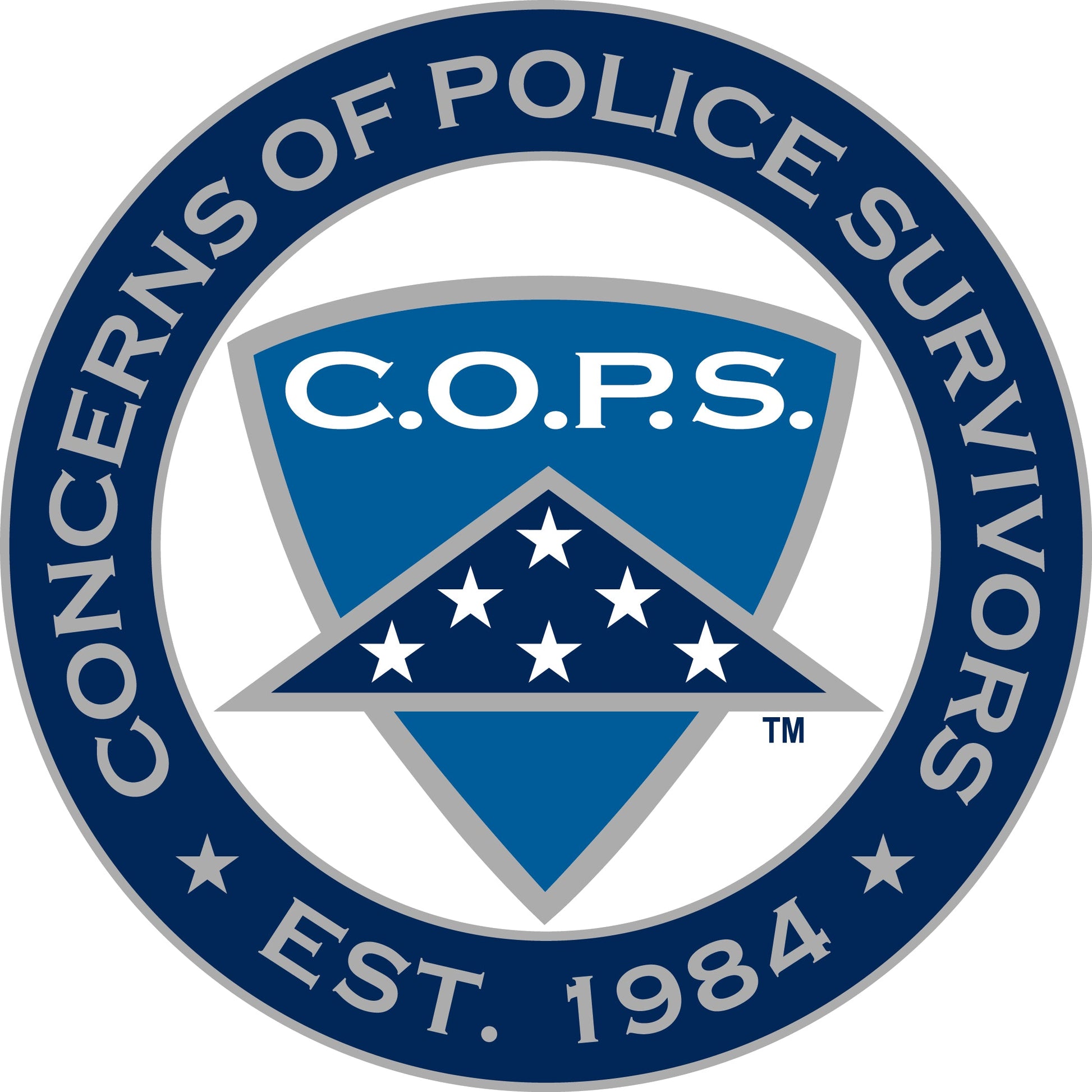 C.O.P.S. 4" Round Car Magnet Carstickers 