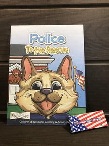 Police Coloring Book Gifts COPS SHOP 