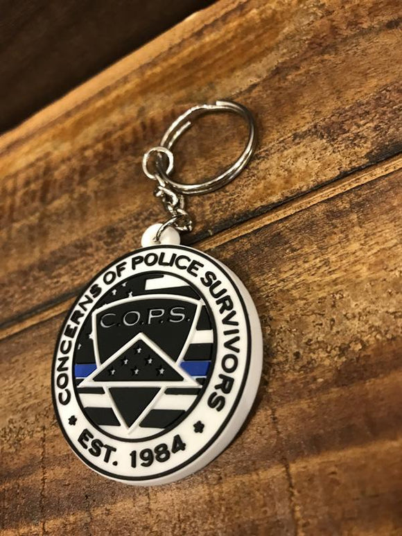 Logo Flag Keychain Gifts COPS SHOP 