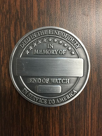 Engraved Survivor Coin Gifts COPS SHOP 