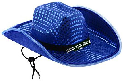 COPS Light Up Cowboy Hat 4 Imprint 